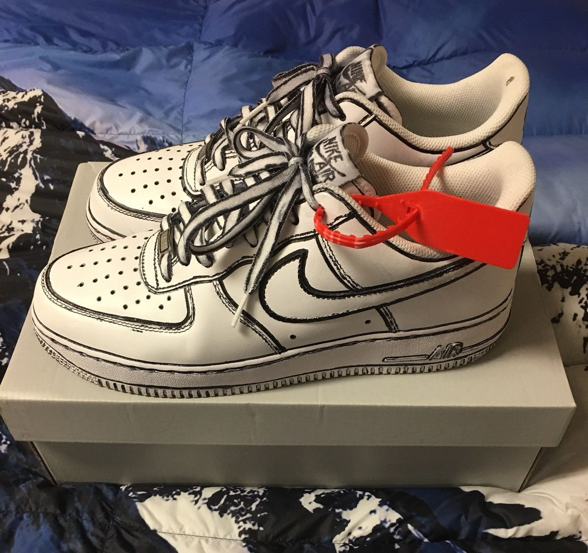 Sharpie custom clearance air force 1