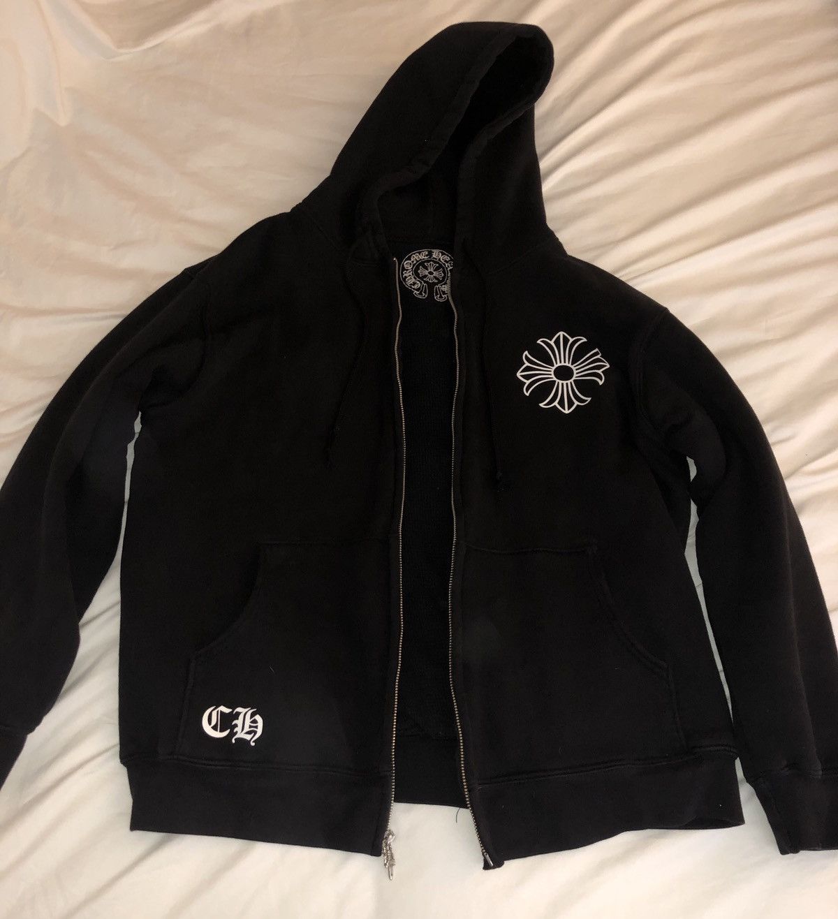 Chrome Hearts RARE Vintage Chrome Hearts Hoodie - Double Layer 