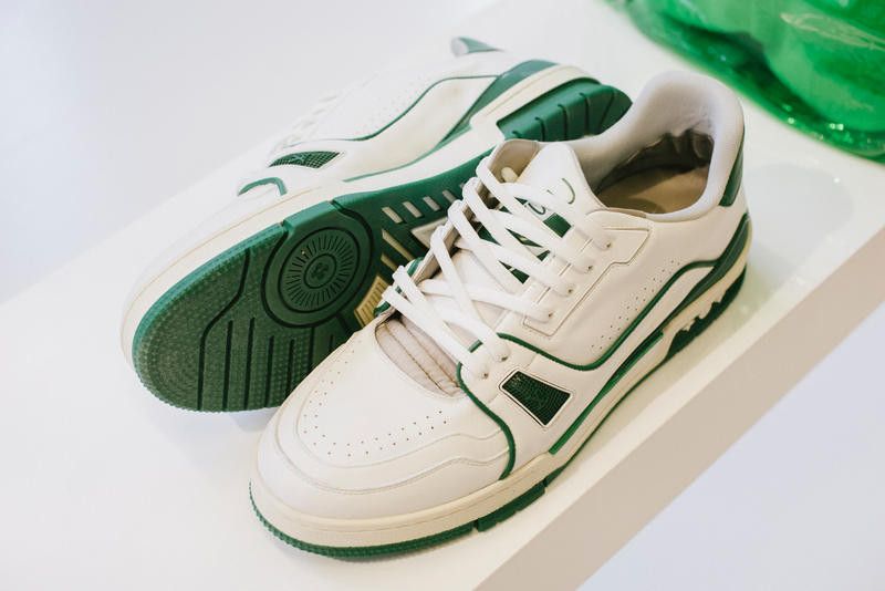 Louis Vuitton LV Trainer Sneaker Low White Green