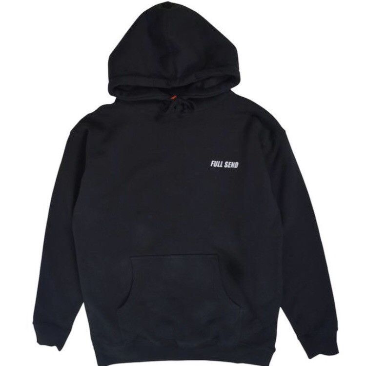 Full Send by Nelk Boys October 2019 Drop Full Send Hoodie Black Nelk Boys Grailed