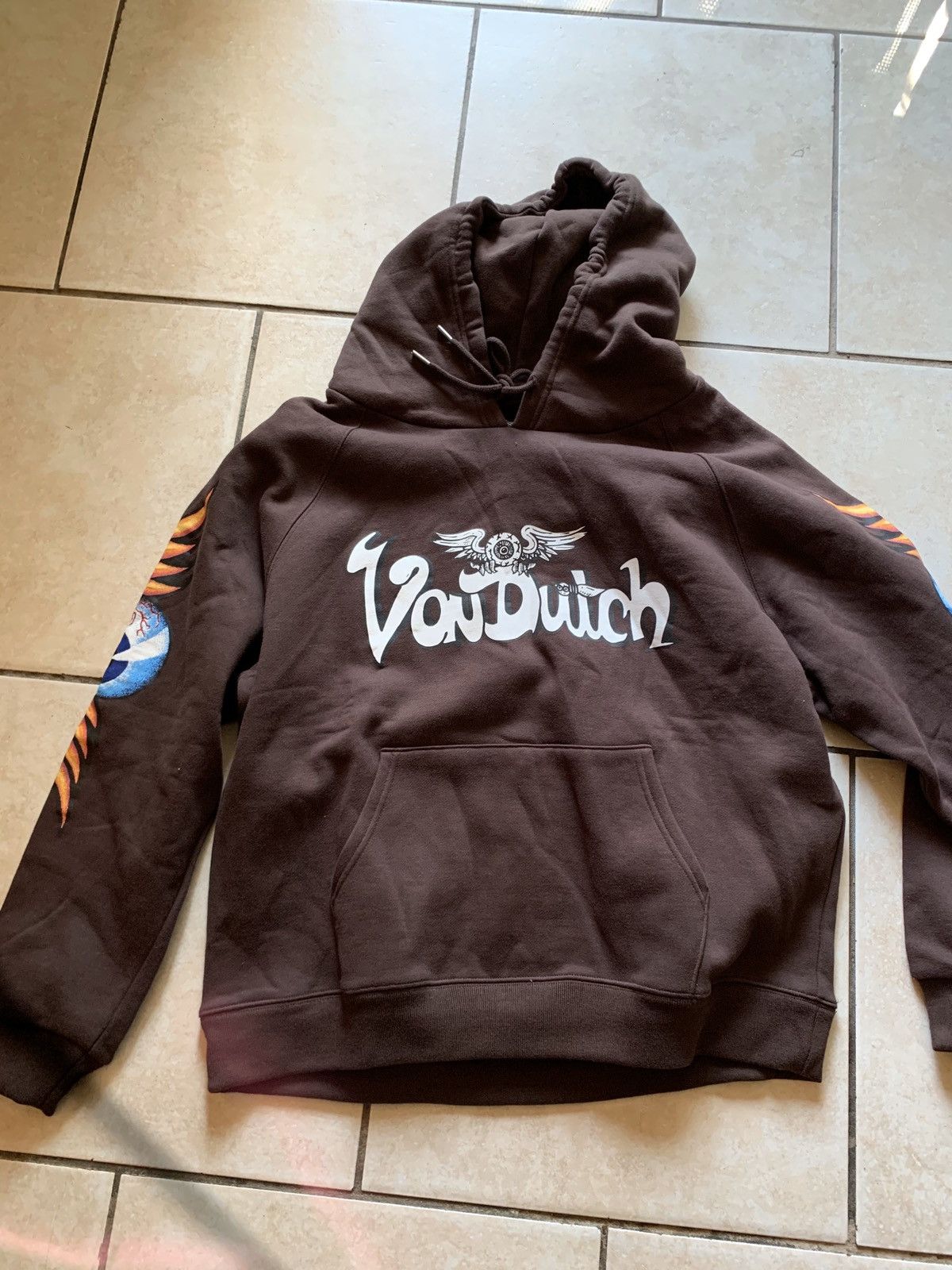 Von dutch flying eyeball hoodie sale