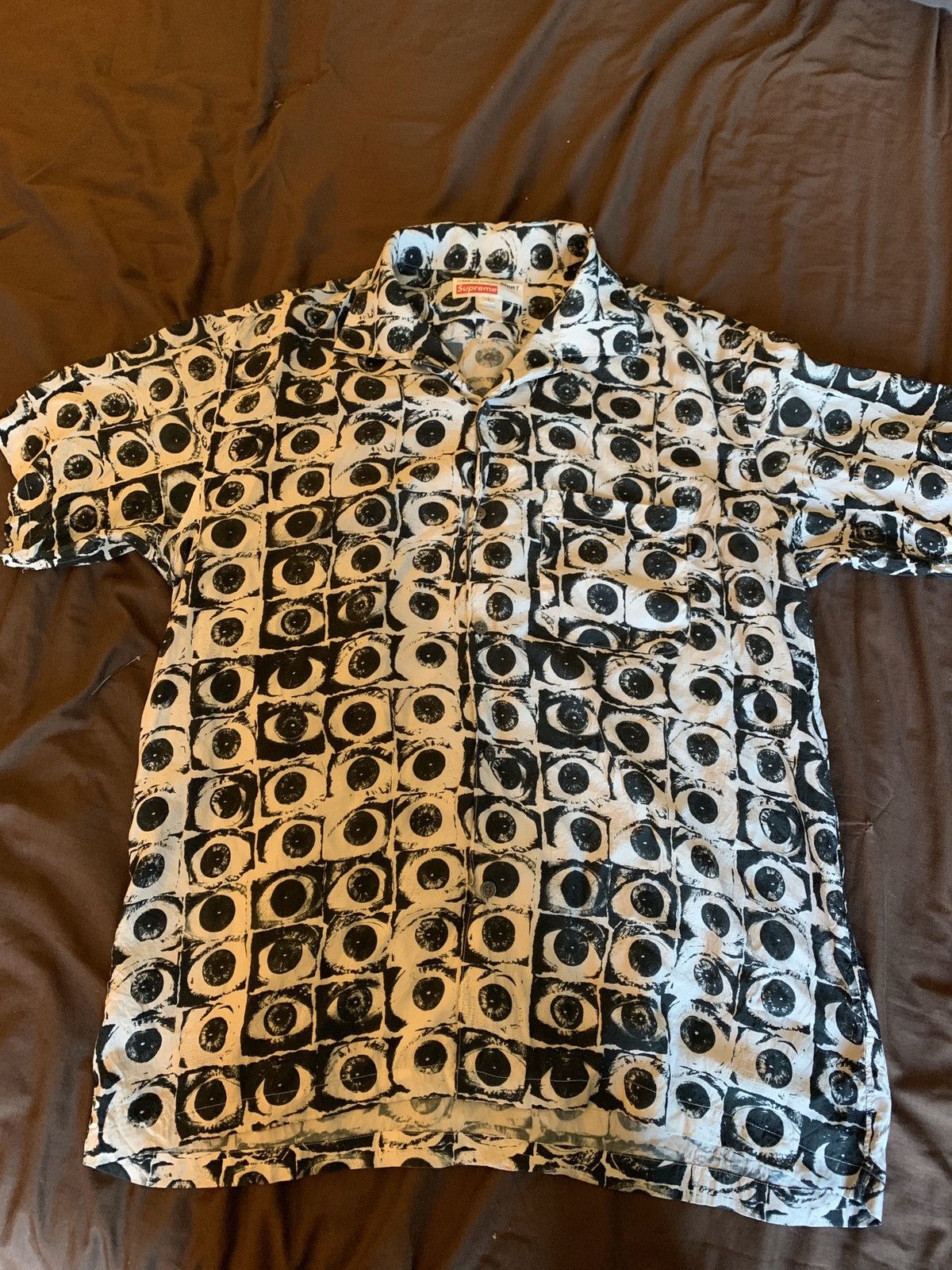 Supreme cdg 2024 eyes shirt