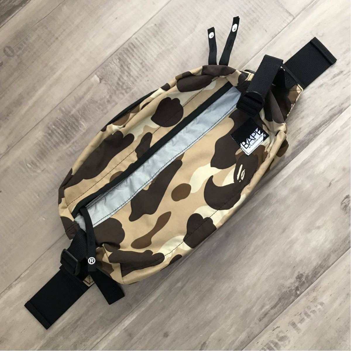 BAPE Backpack A Bathing Ape 2021 SS SUPREME Bag Pouch Yellow Camo