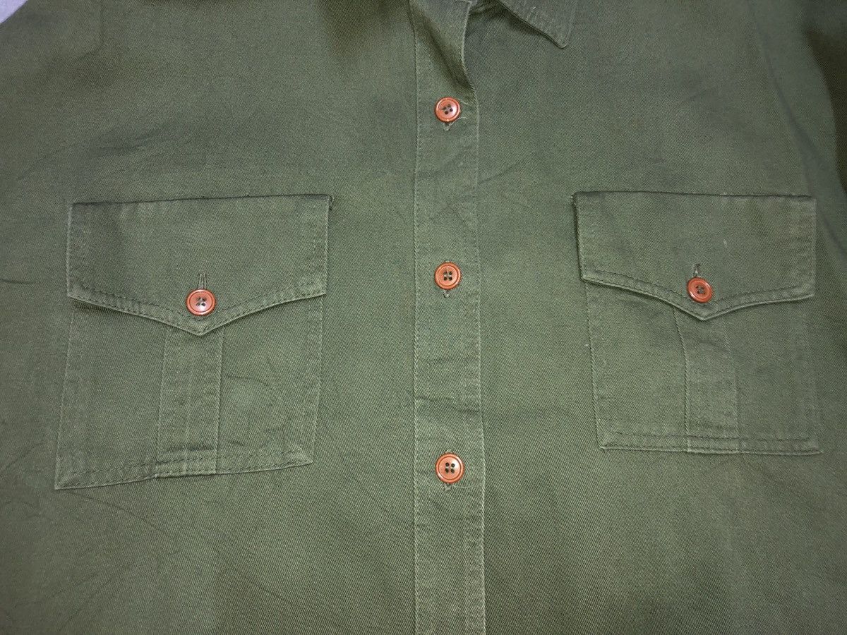 Cdg army shirt on sale