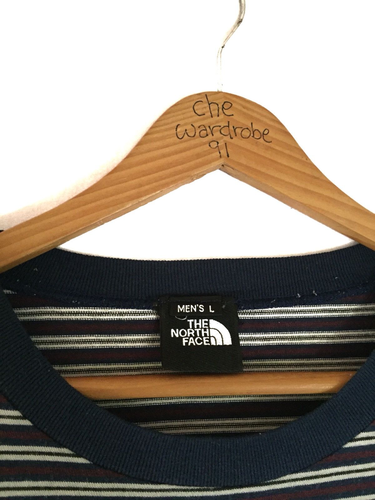 The North Face The North Face Striped Color Tee Single Pocket Size US L / EU 52-54 / 3 - 6 Thumbnail