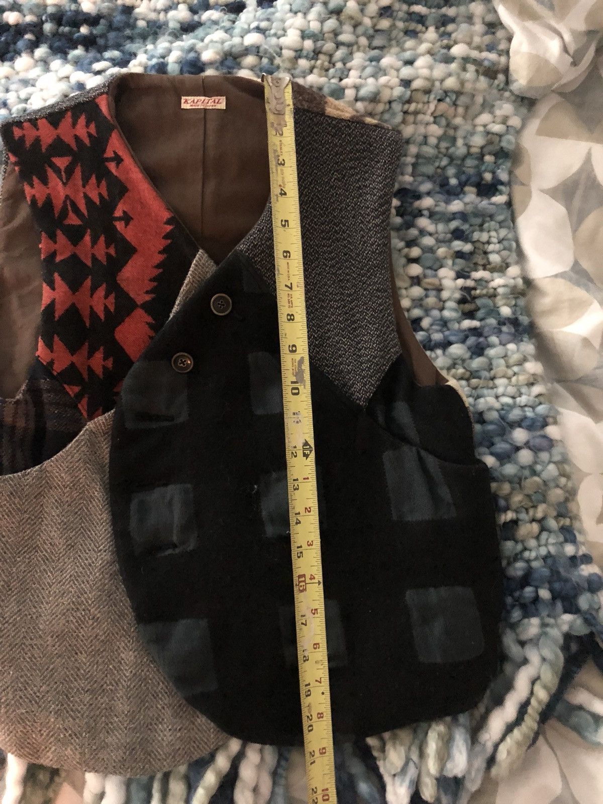 Kapital Kapital Tribal Patchwork Vest Size US S / EU 44-46 / 1 - 3 Thumbnail