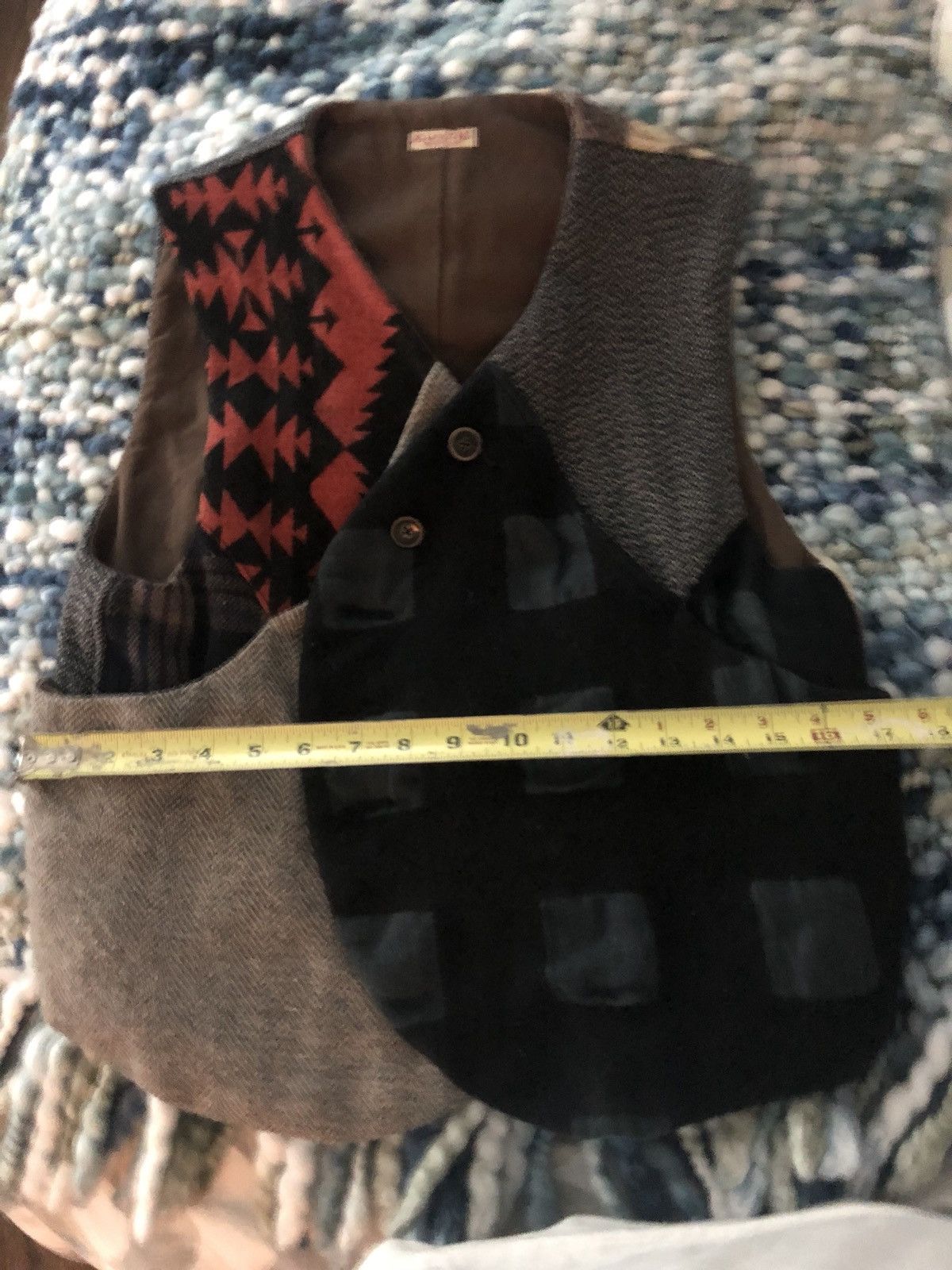 Kapital Kapital Tribal Patchwork Vest Size US S / EU 44-46 / 1 - 5 Thumbnail