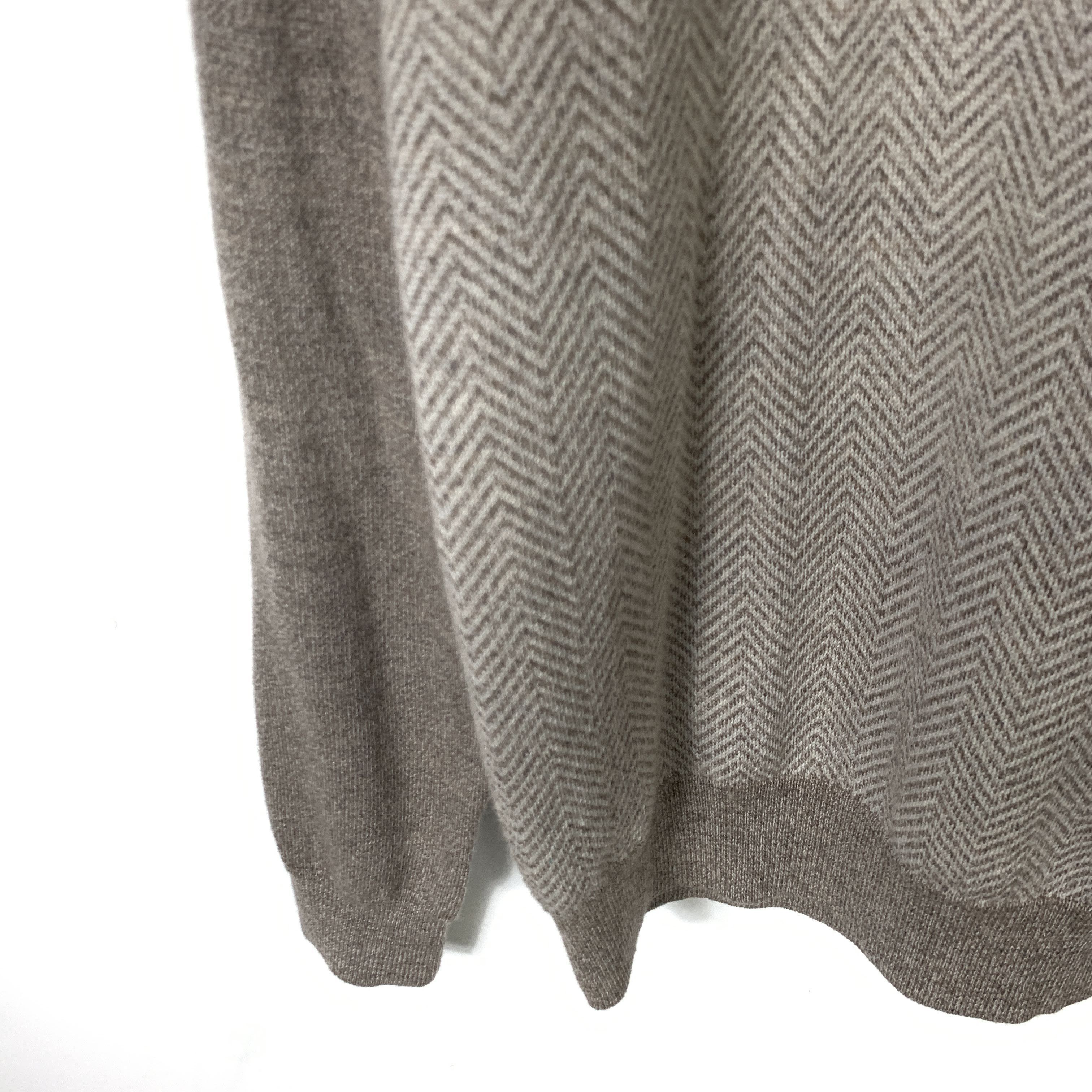 Black Saks Fifth Avenue Zip Houndstooth Sweater M Half Zip Menswear