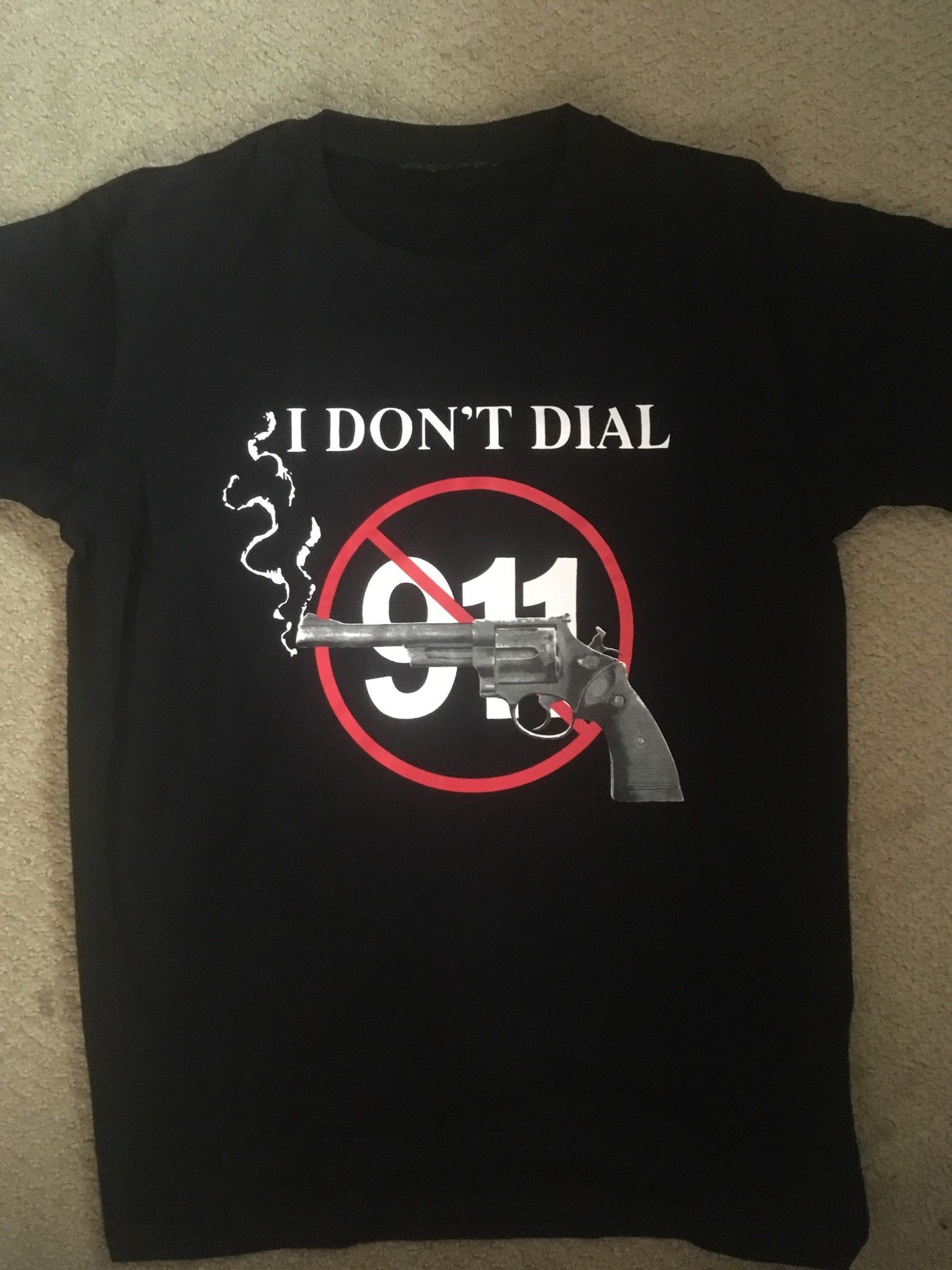Vlone I Don't Dial 911 Tee | Grailed