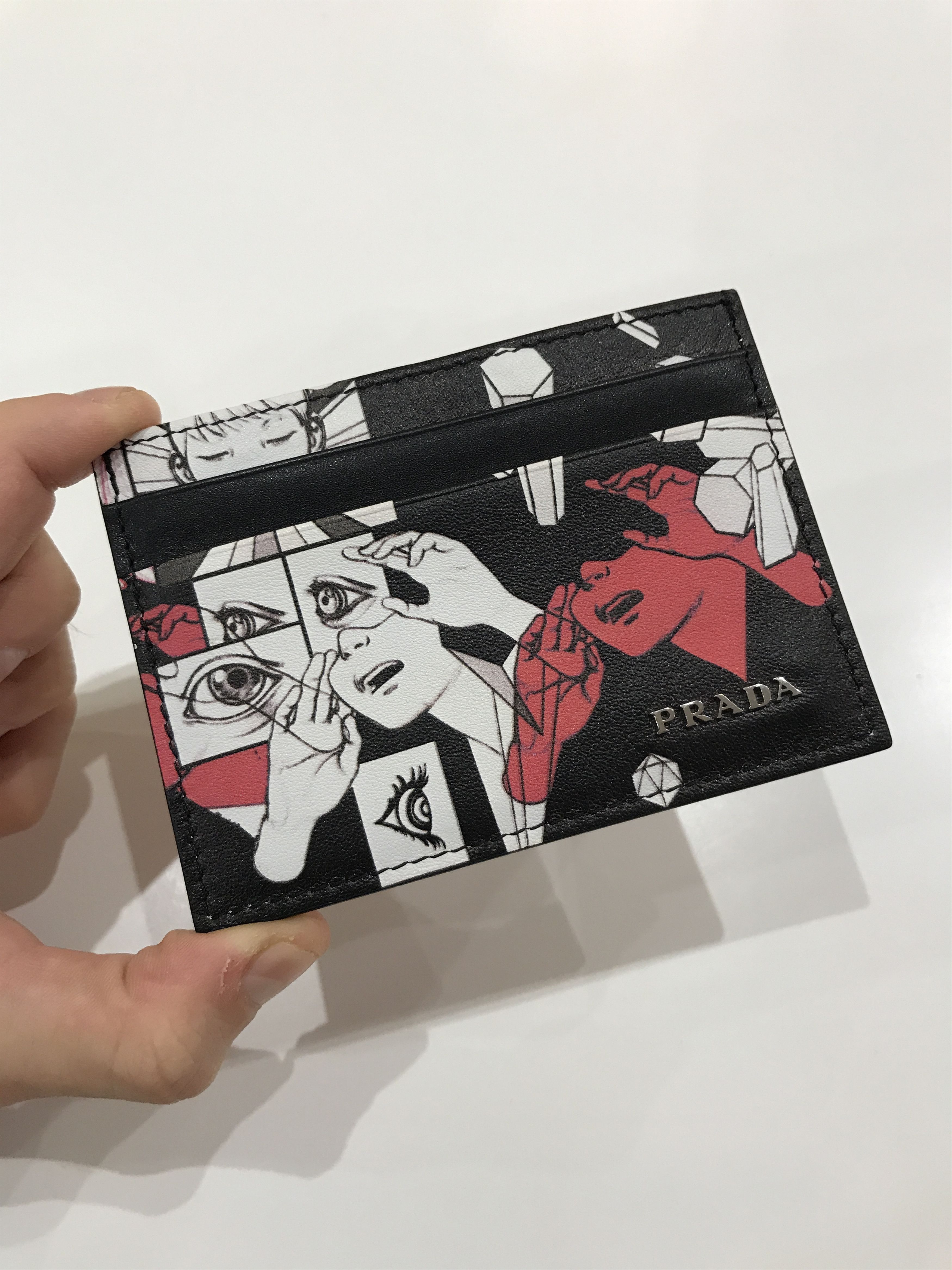 Prada Prada Comic Anime Girl Card Holder Wallet Grailed