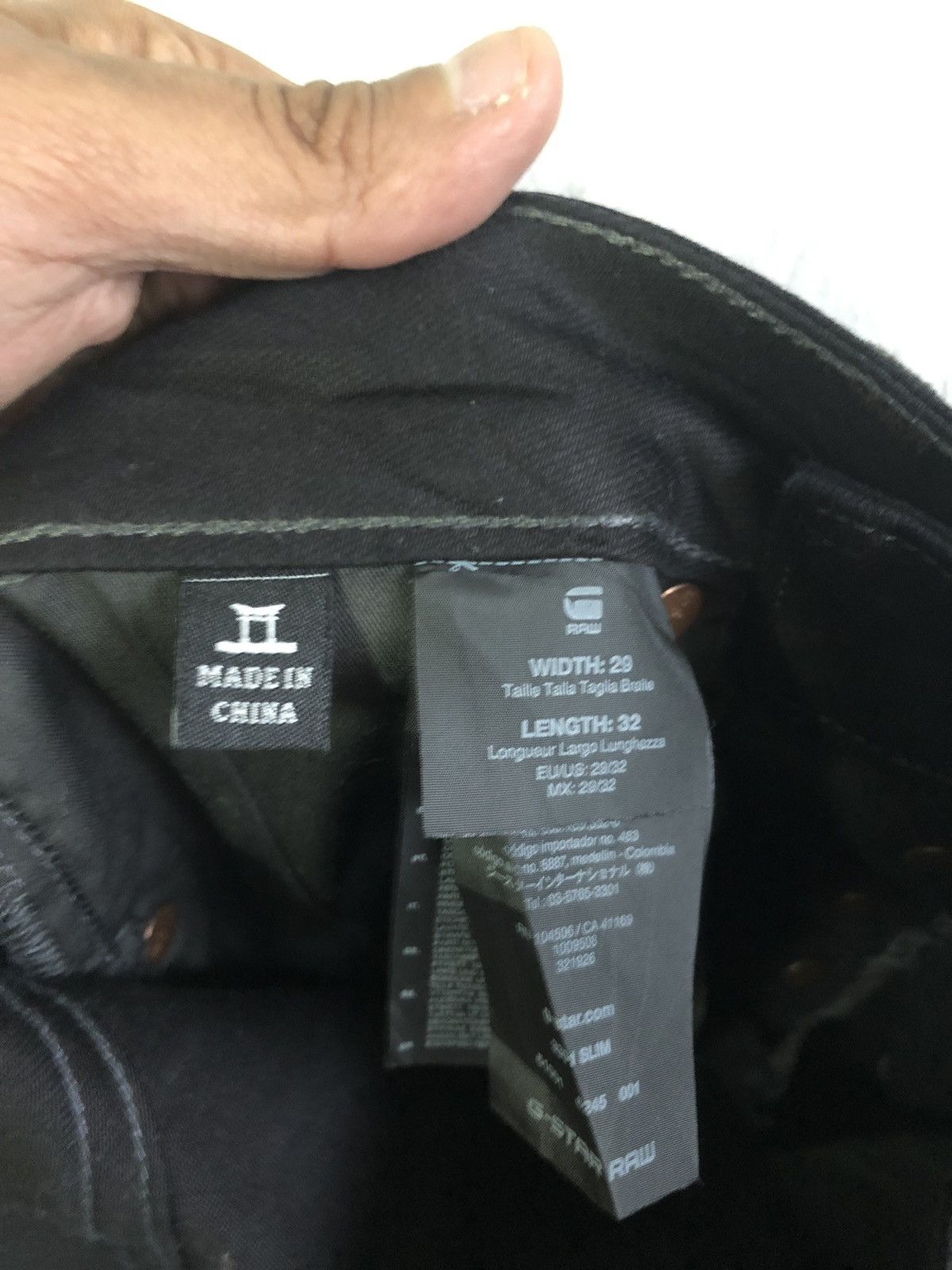 G-Star G STAR RAW 3301 Slim Denim Black Size US 29 - 8 Thumbnail