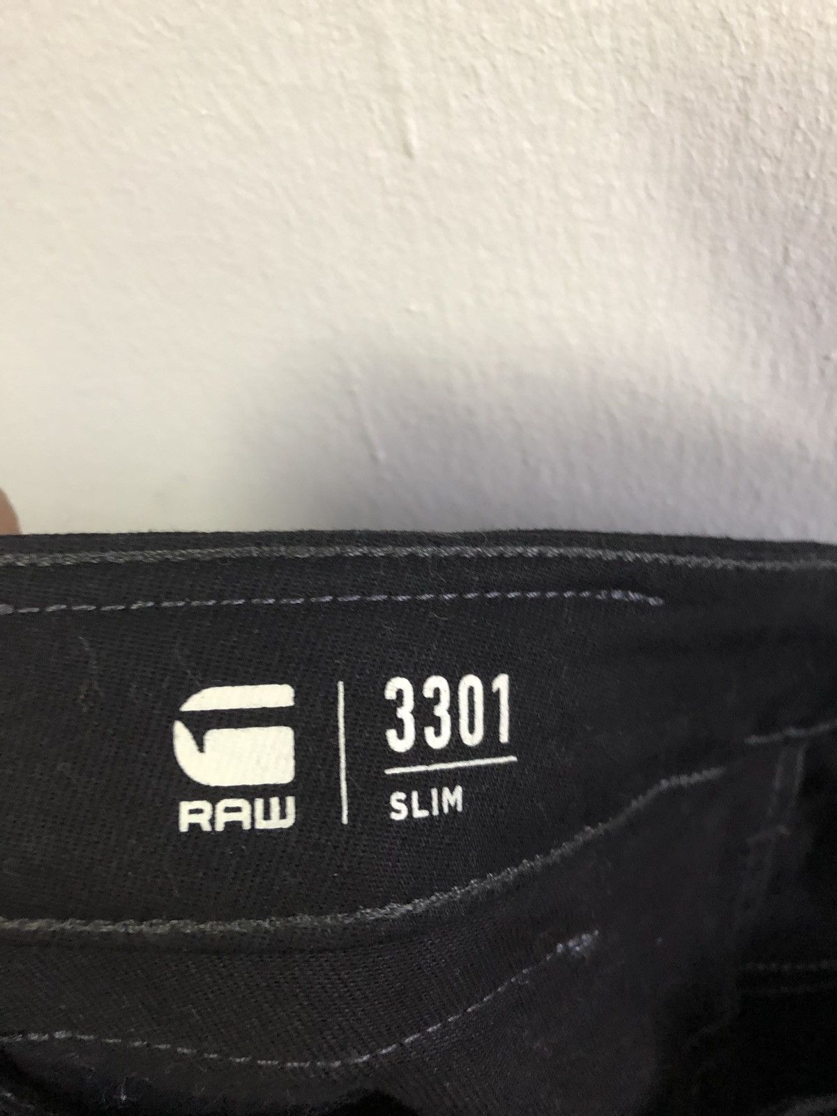 G-Star G STAR RAW 3301 Slim Denim Black Size US 29 - 7 Thumbnail