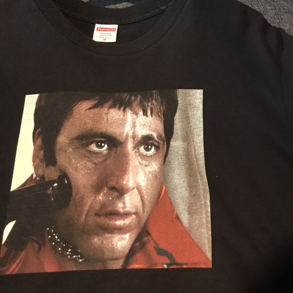 Supreme scarface best sale t shirt