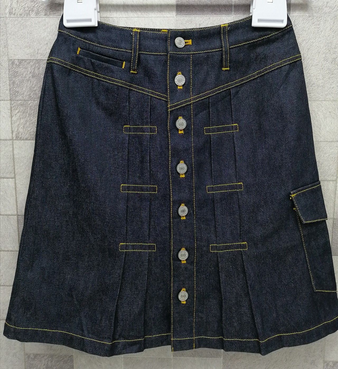 Japanese Brand OZONE COMMUNITY Tokyo Streetwear Selvedge Skirt Size US 27 - 1 Thumbnail