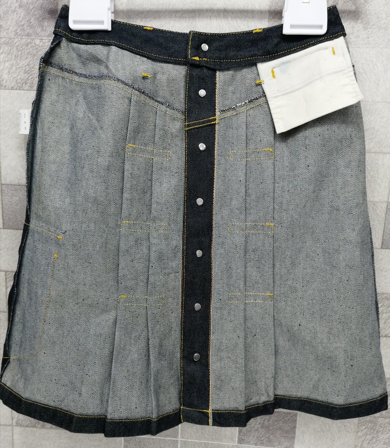 Japanese Brand OZONE COMMUNITY Tokyo Streetwear Selvedge Skirt Size US 27 - 4 Thumbnail