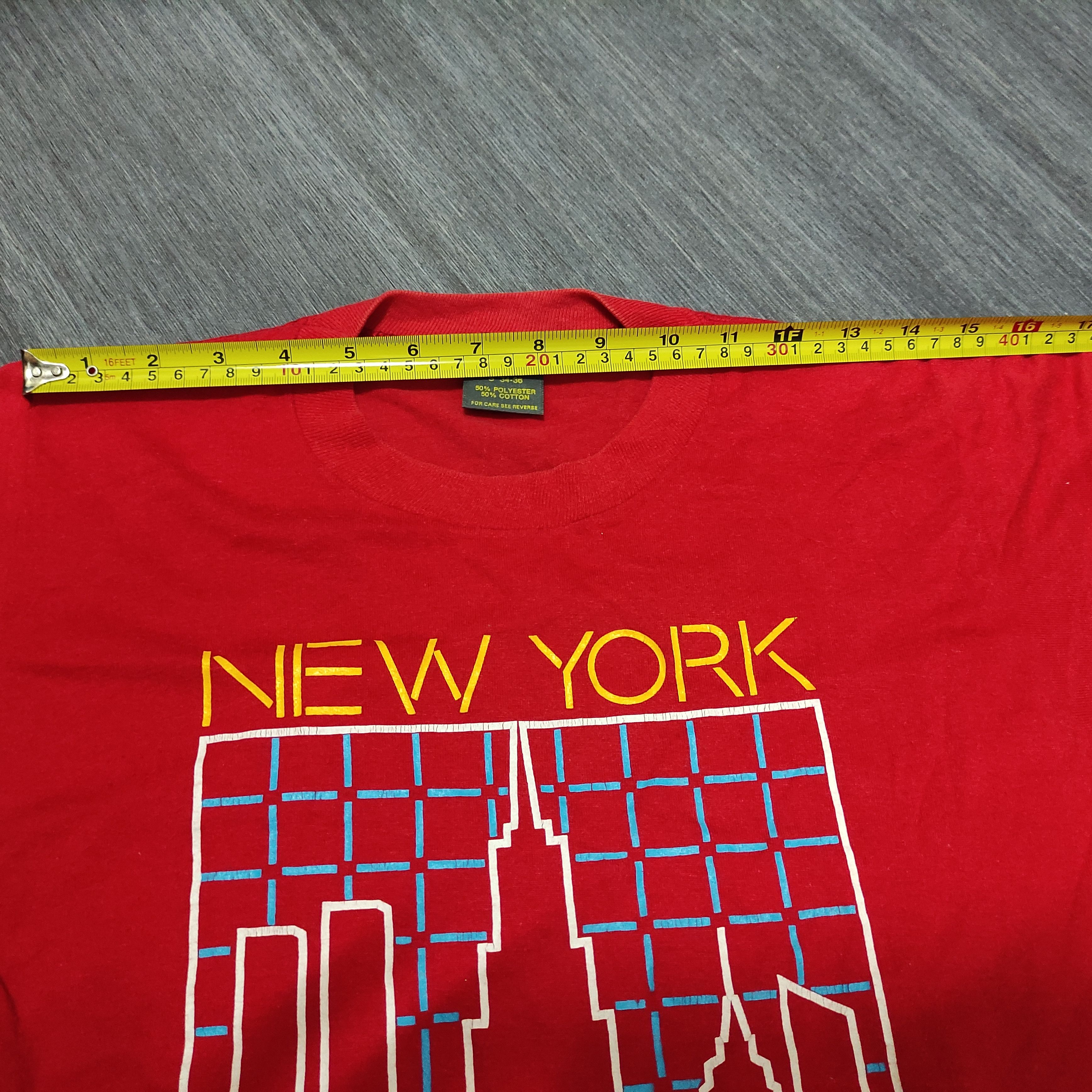 Jerzees × Vintage Vintage jerzees New York shirt Size US S / EU 44-46 / 1 - 6 Thumbnail