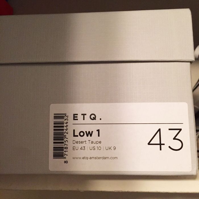 Etq Low 1 Desert Taupe Size US 10 / EU 43 - 5 Preview