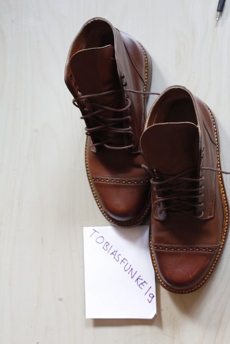Private White V.C. Handwelted Shell Cordovan Boot Size US 8.5 / EU 41-42 - 6 Preview