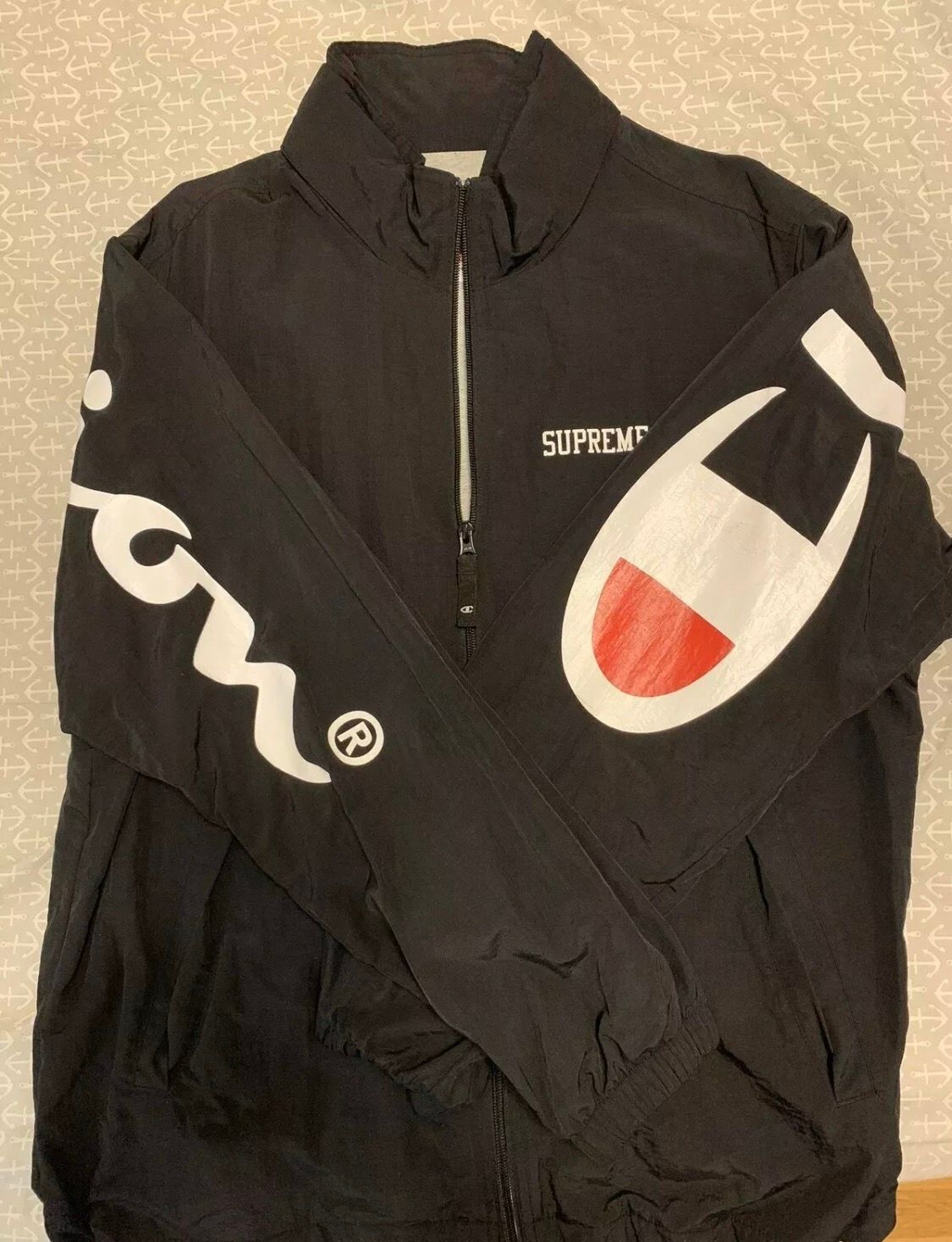 Supreme Supreme x Champion Track Jacket Black | Grailed