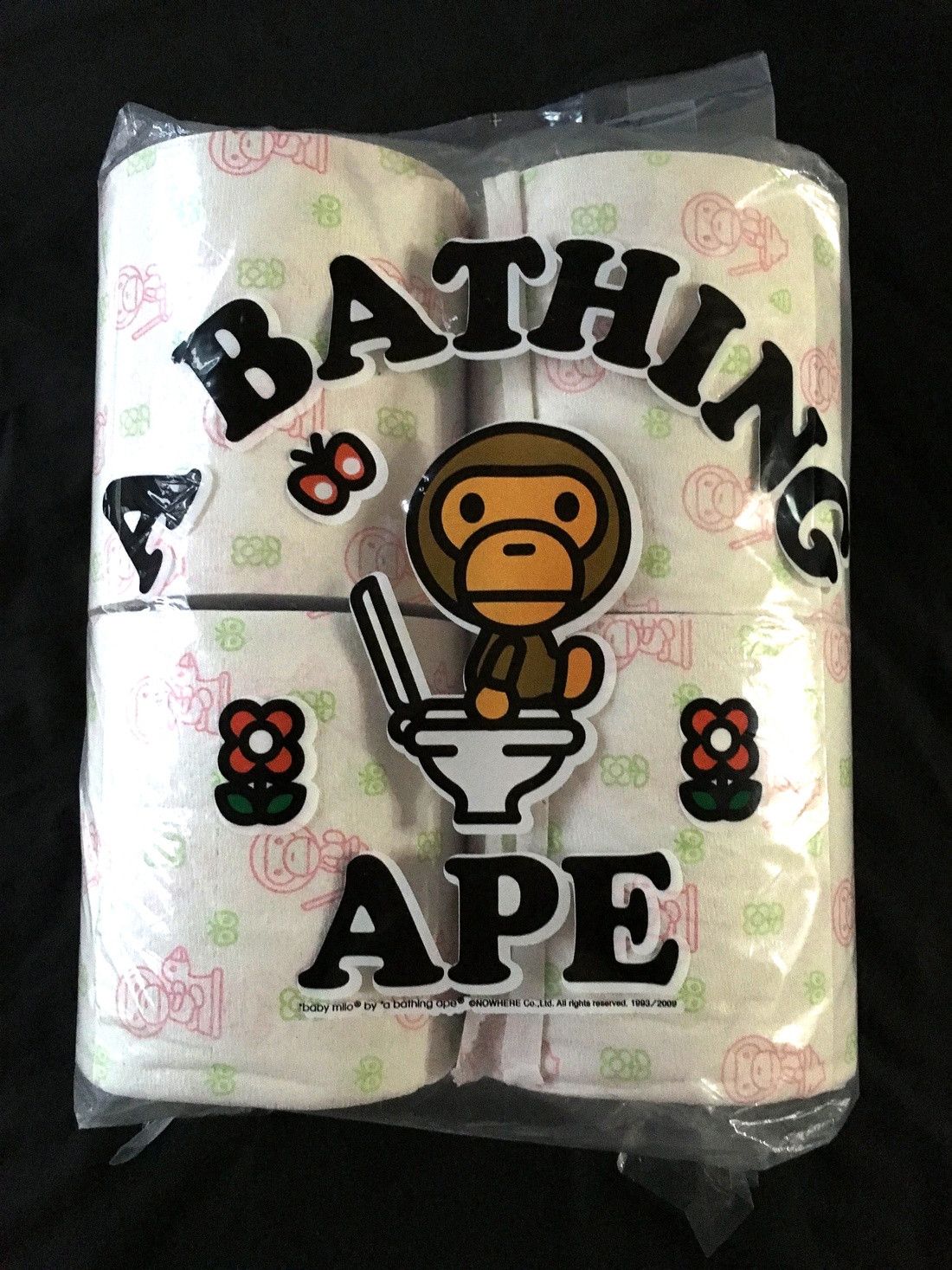 Final Drop! Bathing Ape Toilet Paper Roll Set