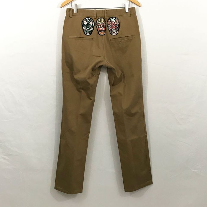 Sasquatchfabrix Khaki Skull Pants | Grailed