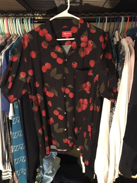 Supreme Supreme Cherry Rayon Shirt | Grailed