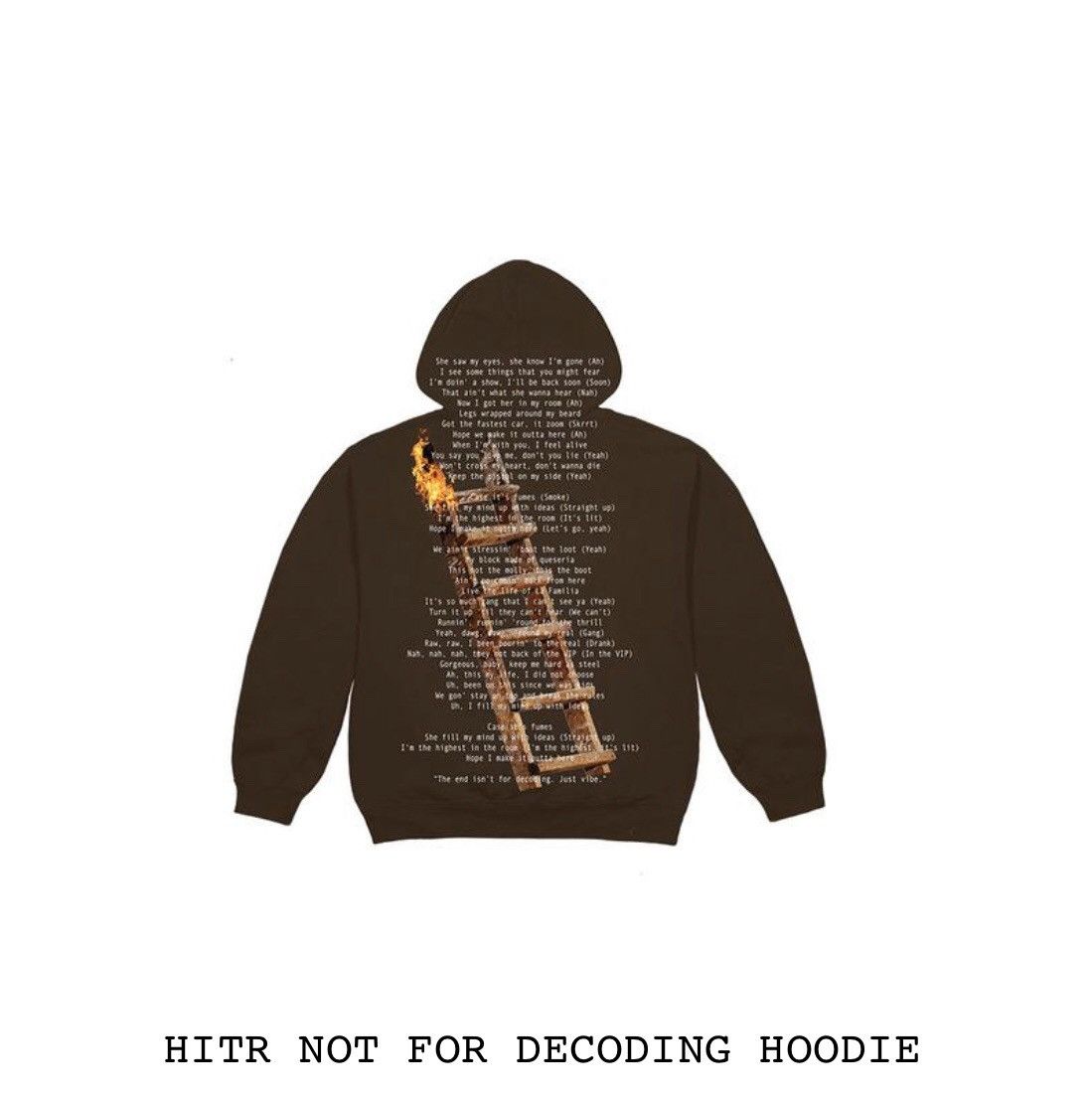 Travis Scott Travis Scott HITR Not For Decoding Hoodie | Grailed 