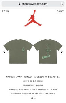 Cheap Nike Air Jordan Cactus Jack Travis Scott T Shirt, Cactus Jack Merch -  Allsoymade