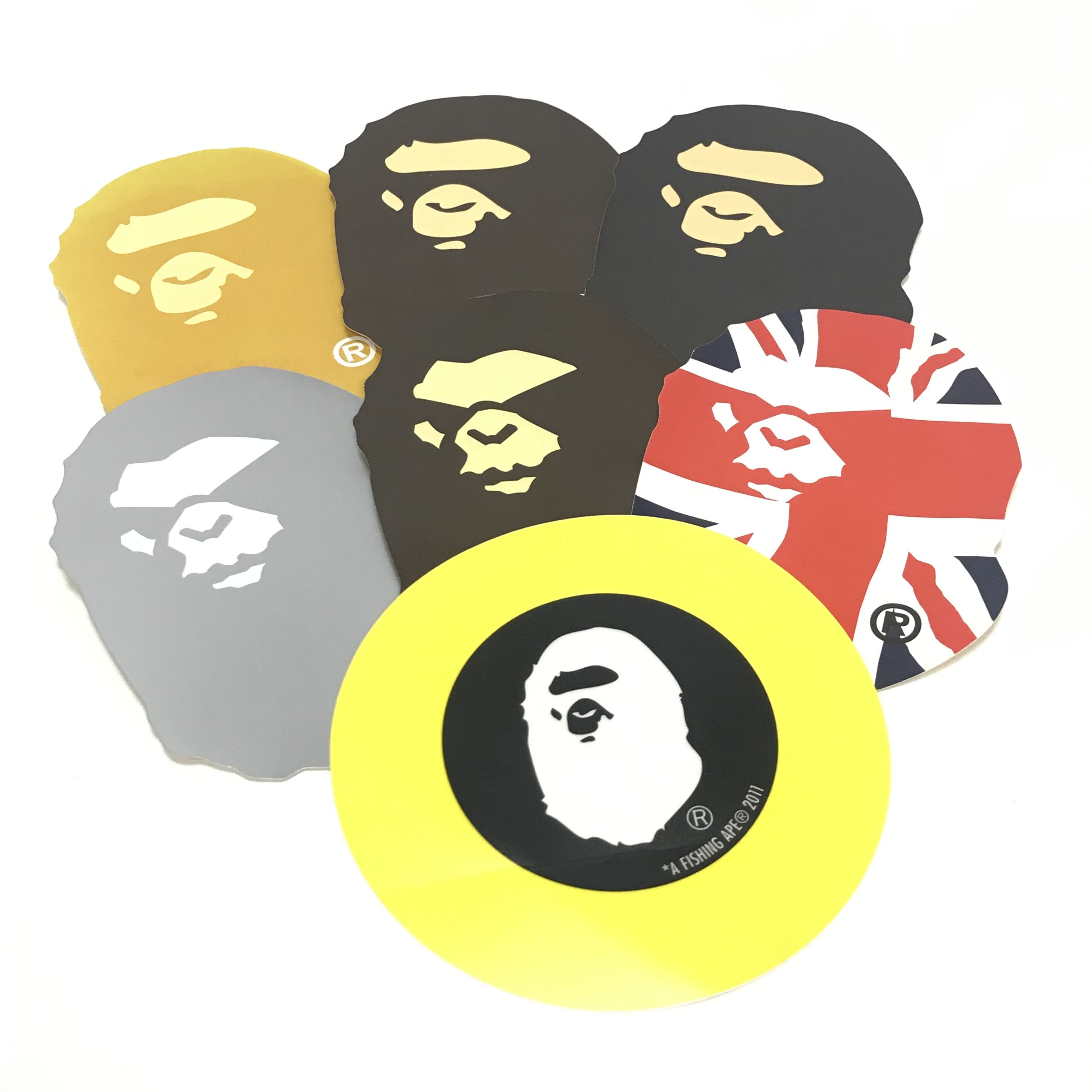 Bape BAPE VINTAGE 7 STICKER SET | Grailed