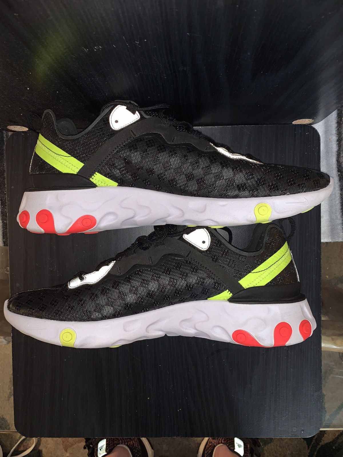 Nike Nike React 55 Crimson Black Size US 13 / EU 46 - 3 Thumbnail
