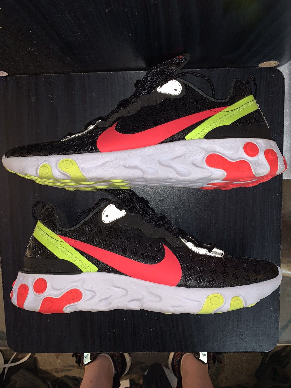Nike Nike React 55 Crimson Black Size US 13 / EU 46 - 2 Thumbnail