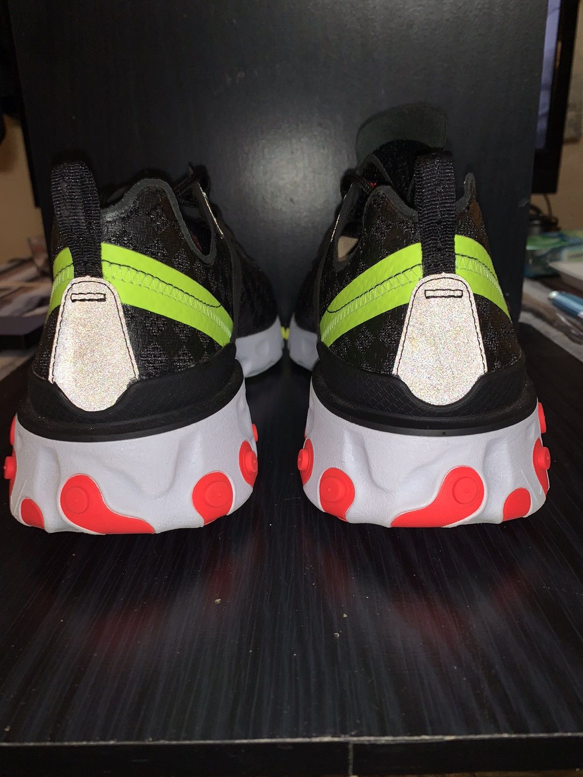 Nike Nike React 55 Crimson Black Size US 13 / EU 46 - 5 Thumbnail