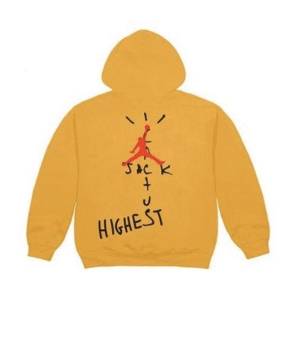 Travis Scott Cactus jack jordan biggest hoodie Grailed