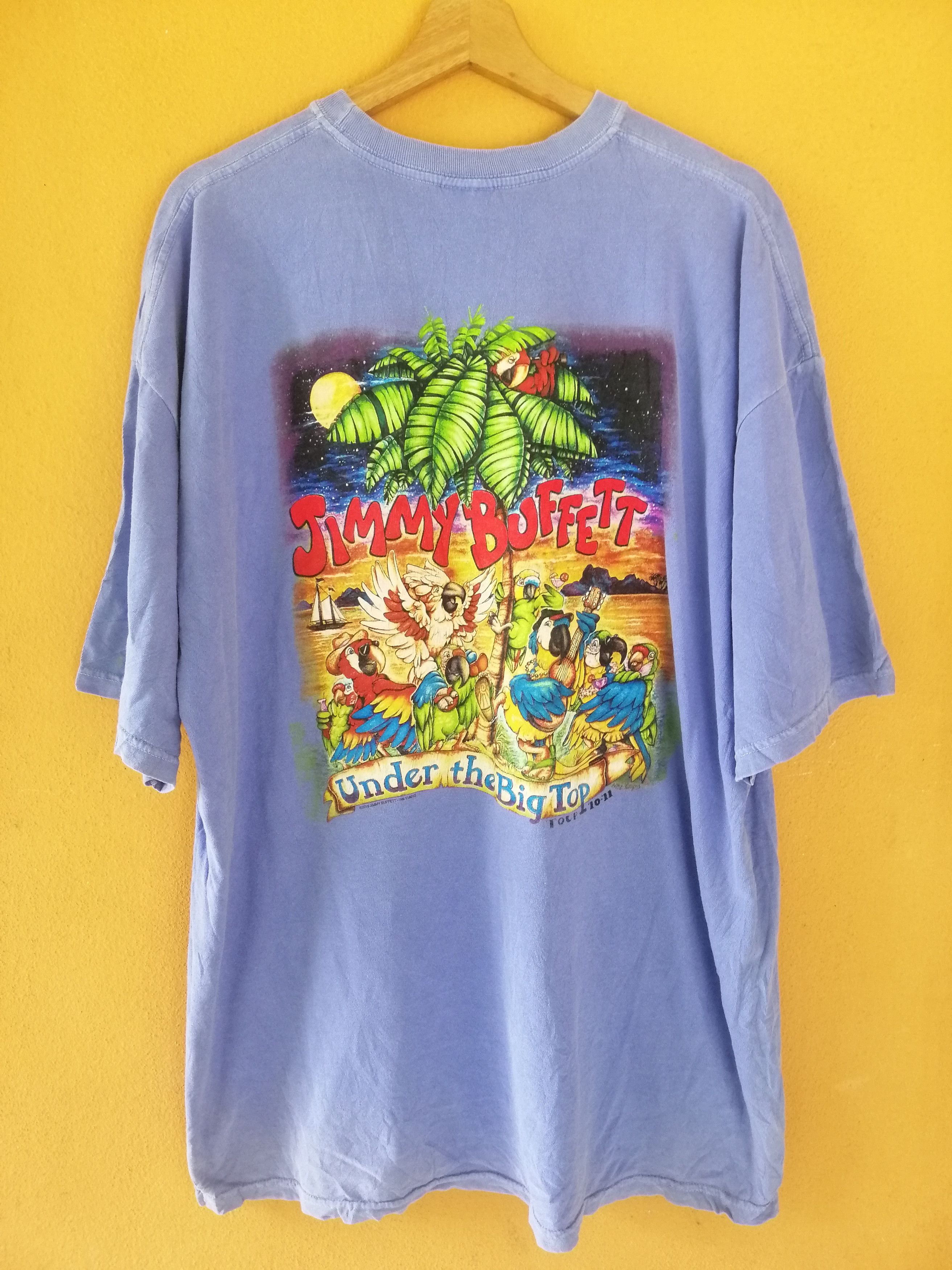Band Tees × Vintage Vintage JIMMY BUFFETT Tour Tshirt Size US XL / EU 56 / 4 - 1 Thumbnail