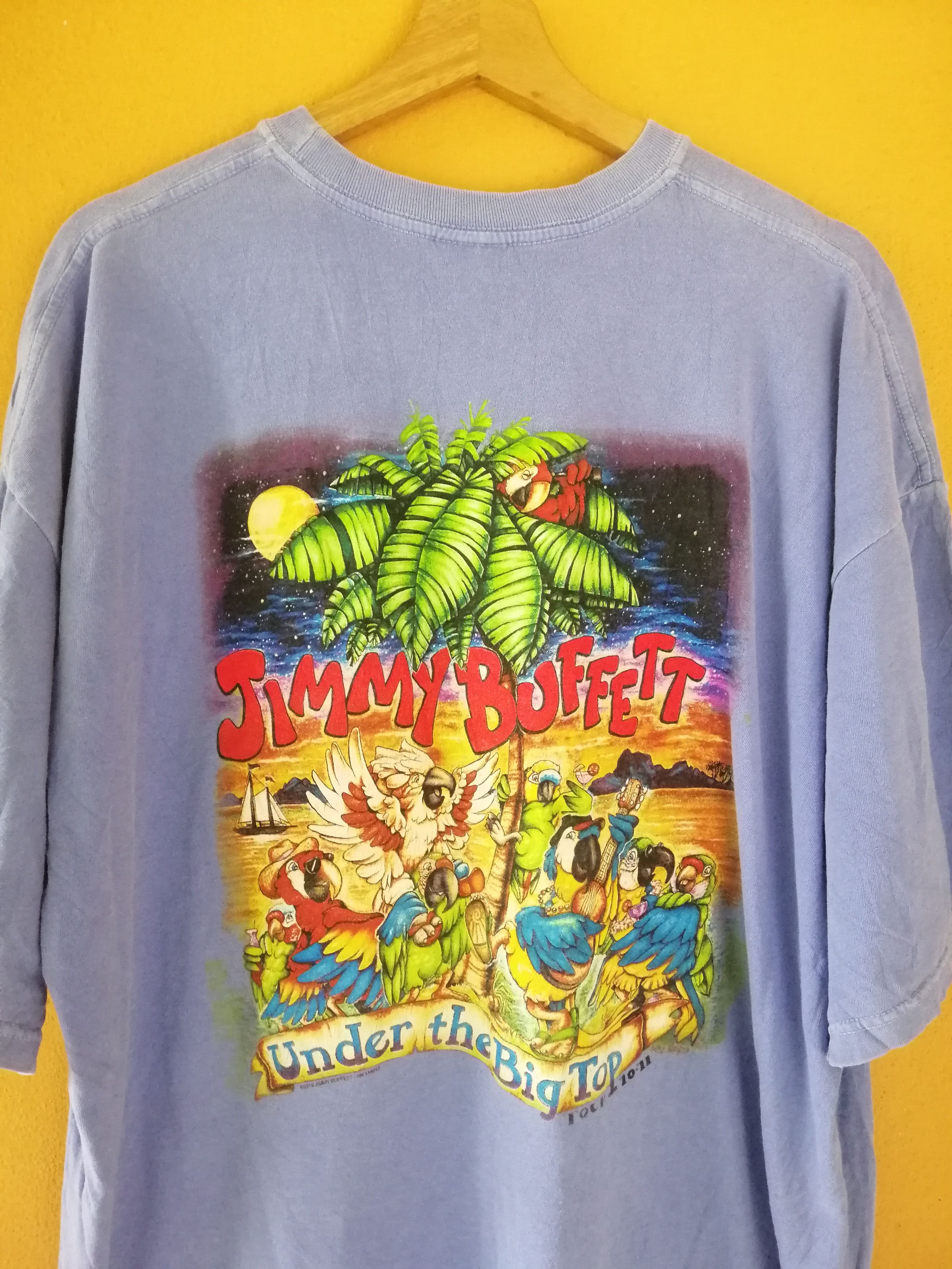 Band Tees × Vintage Vintage JIMMY BUFFETT Tour Tshirt Size US XL / EU 56 / 4 - 3 Thumbnail