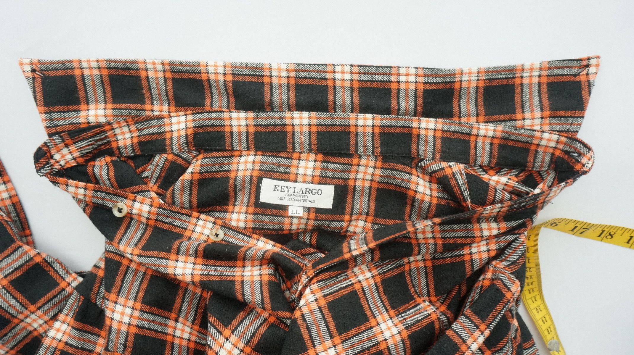 Japanese Brand KEYLARGO Plaid Flannel Button Down Long Sleeve Shirt Size US M / EU 48-50 / 2 - 10 Thumbnail
