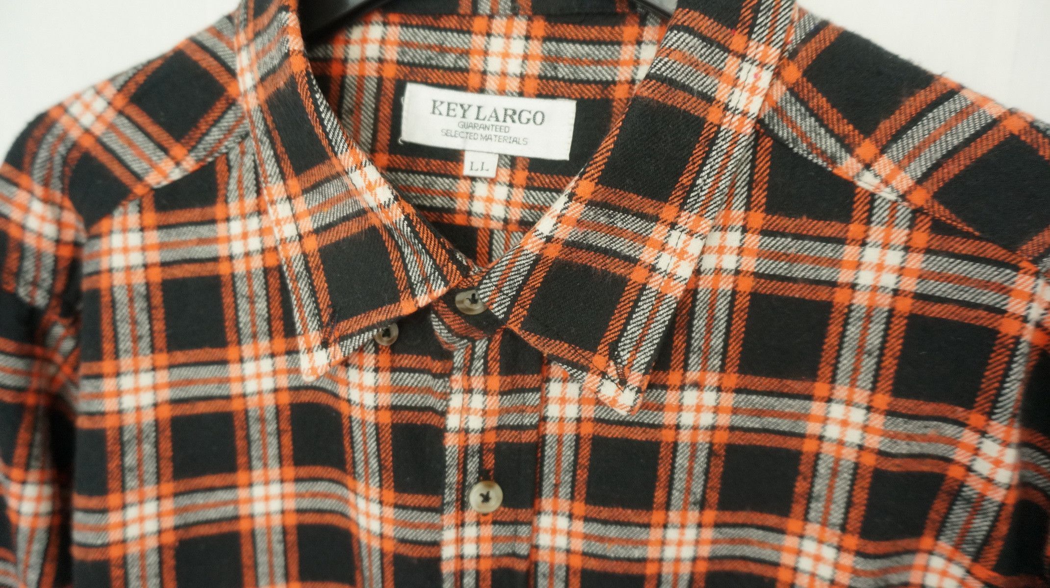 Japanese Brand KEYLARGO Plaid Flannel Button Down Long Sleeve Shirt Size US M / EU 48-50 / 2 - 5 Thumbnail