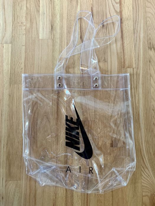 Nike clear tote clearance bag