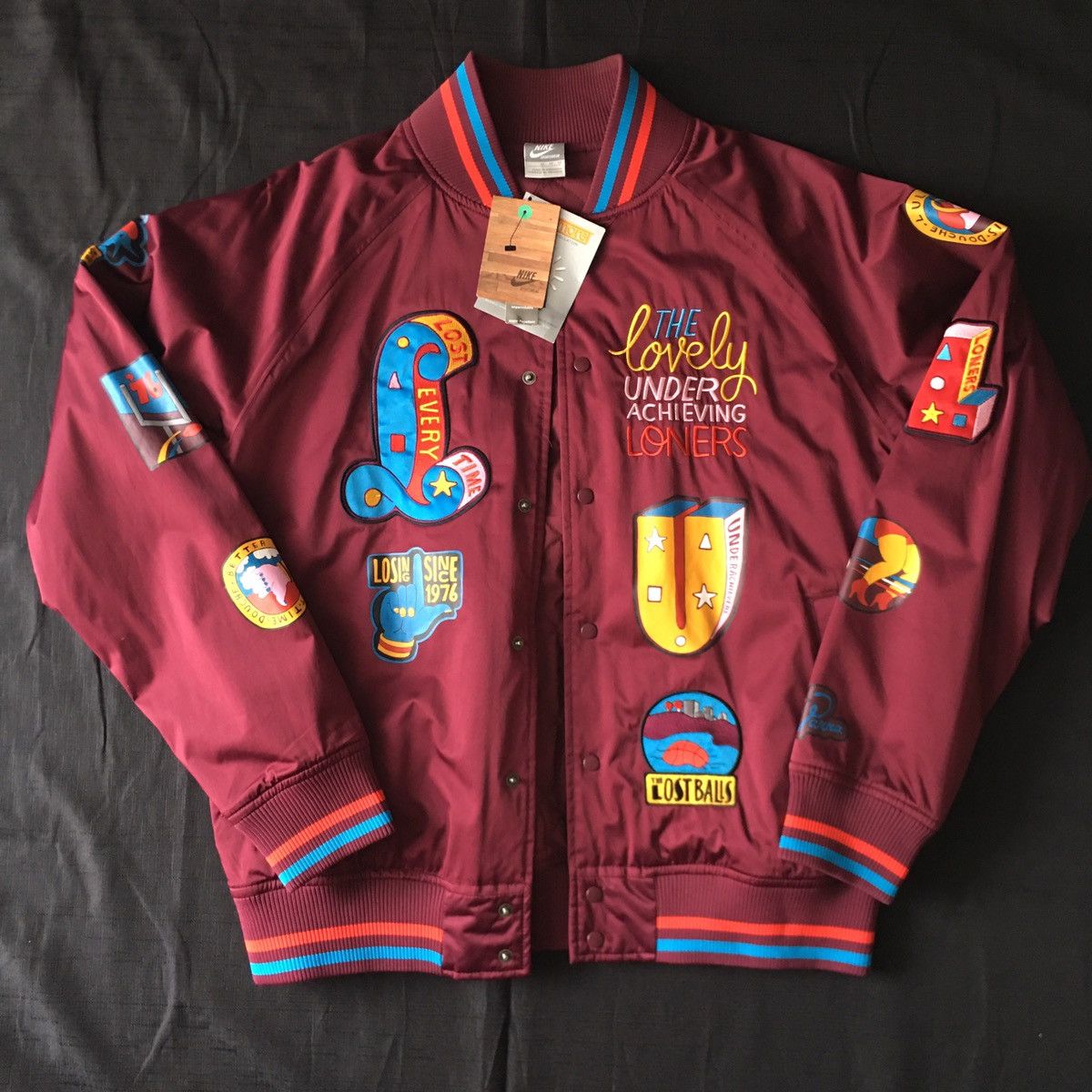 Nike Parra Nike parra rare bomber varsity jacket Grailed