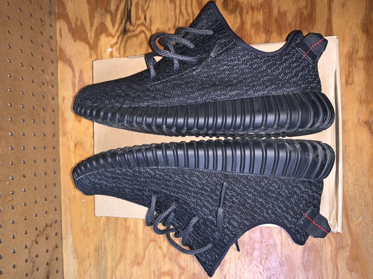 Adidas Yeezy Boost 350 Pirate Black 2015 Size US 11 / EU 44 - 4 Thumbnail