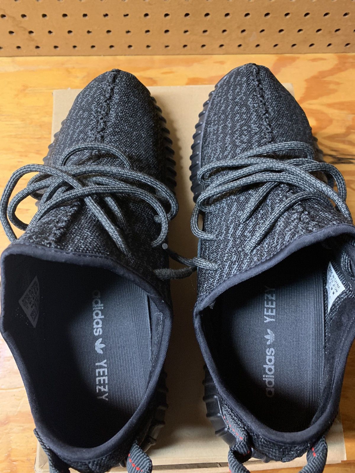 Adidas Yeezy Boost 350 Pirate Black 2015 Size US 11 / EU 44 - 6 Thumbnail