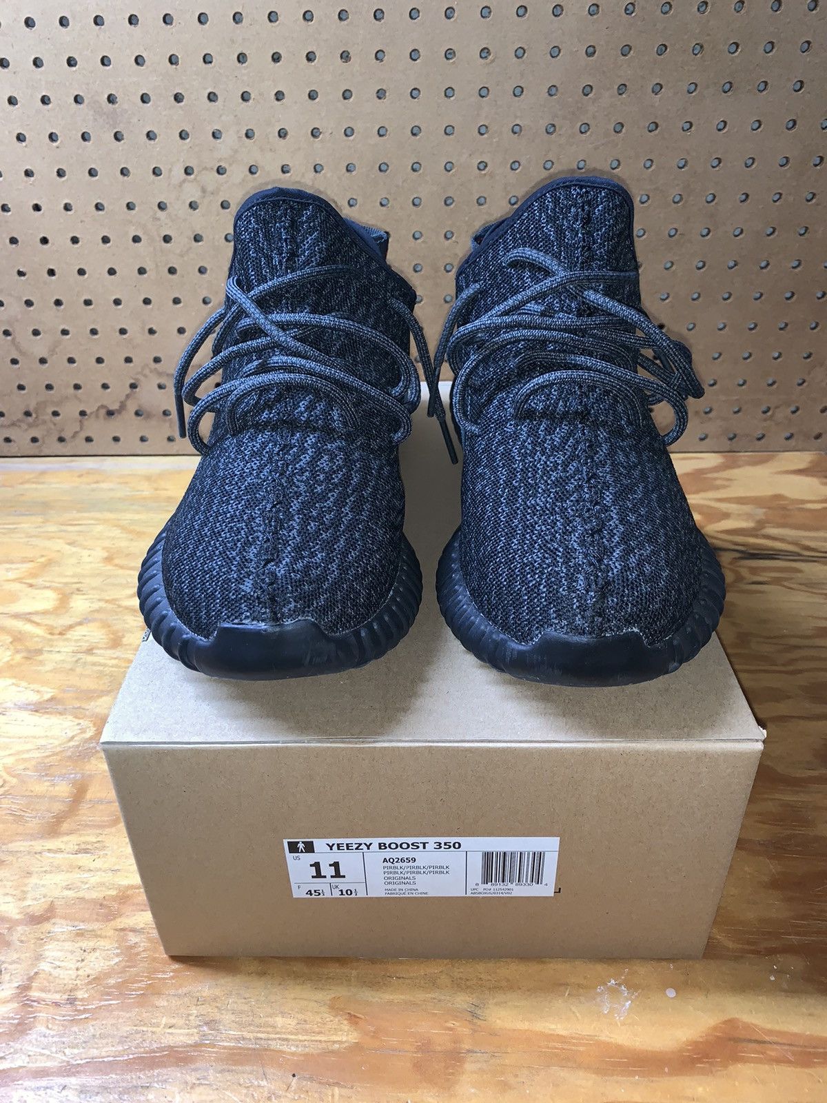 Adidas Yeezy Boost 350 Pirate Black 2015 Size US 11 / EU 44 - 1 Thumbnail