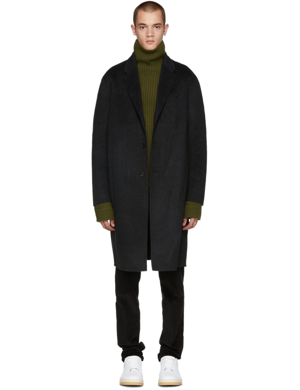Acne Studios Acne Studios Chad Black Melange - like Charles Acne Studios Acne Studios Chad Black Melange - like Charles
