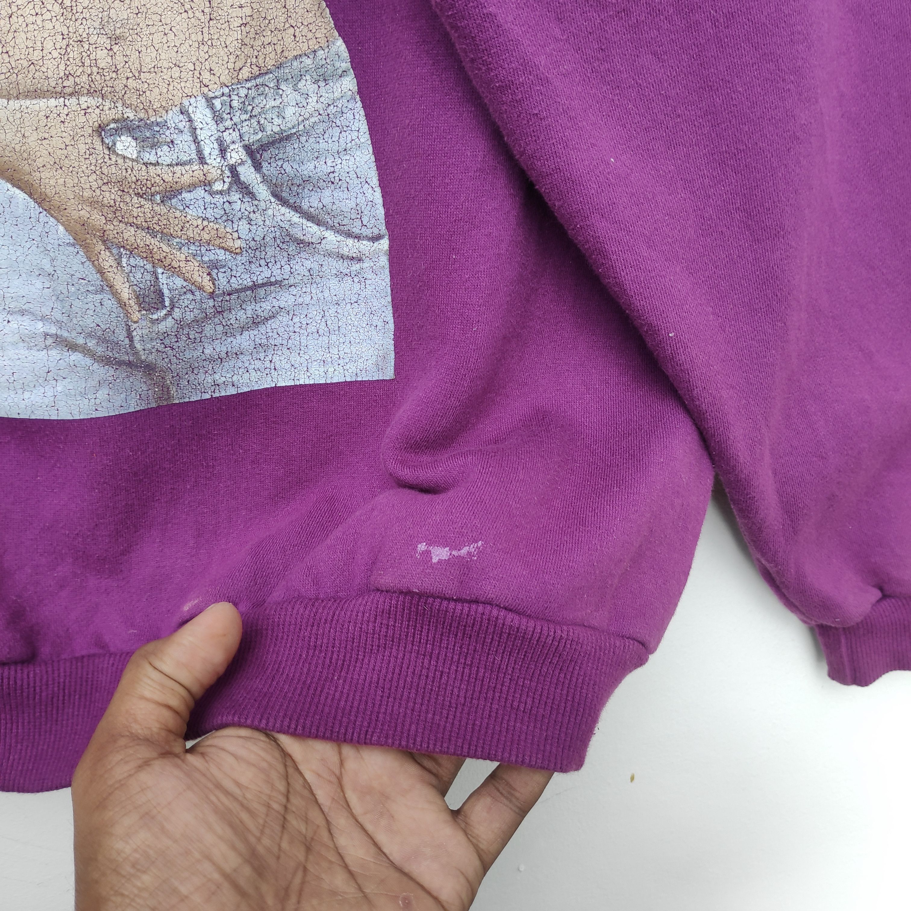 Band Tees Janet Jackson American singer Sweatshirt Purple XL size Size US XL / EU 56 / 4 - 6 Thumbnail