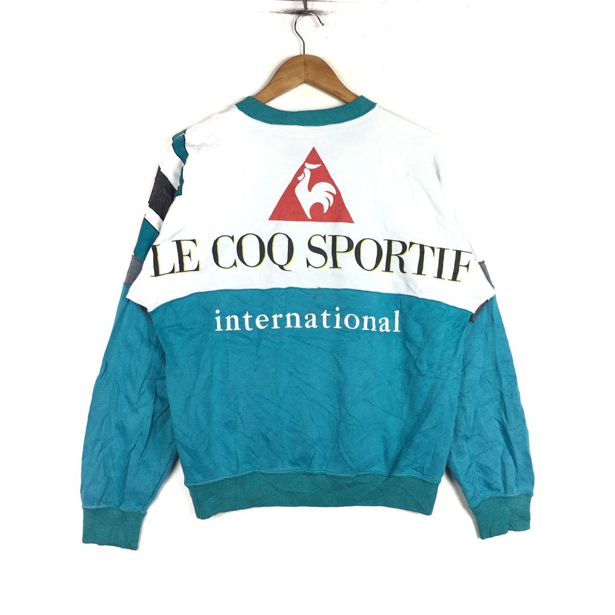 Veste De Survêtement Vintage Le Coq Sportif FC Wohlen Années 80 - Taille M, Bleu