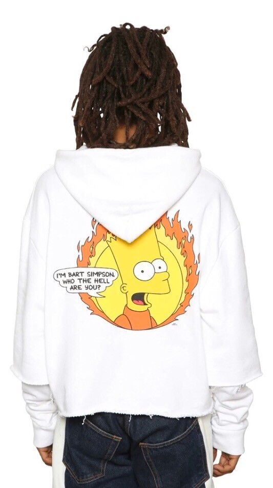 Off-White Off-White “Teenager” Bart Simpson hoodie Size US L / EU 52-54 / 3 - 4 Preview