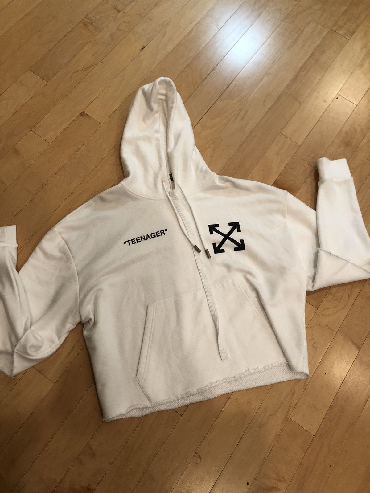 Off White Off White Teenager Bart Simpson hoodie Grailed