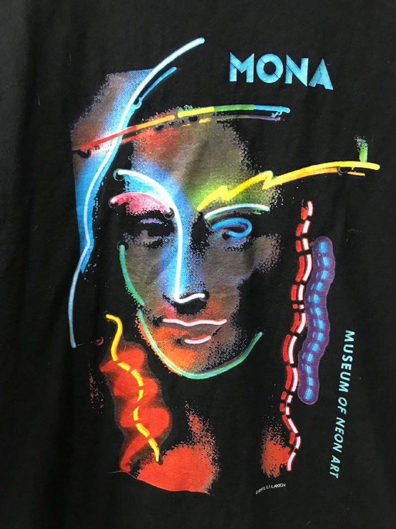 Vintage Vintage 1981 Mona Lisa Shirt SMona Lisa Leonardo da Vinci Size US L / EU 52-54 / 3 - 3 Thumbnail