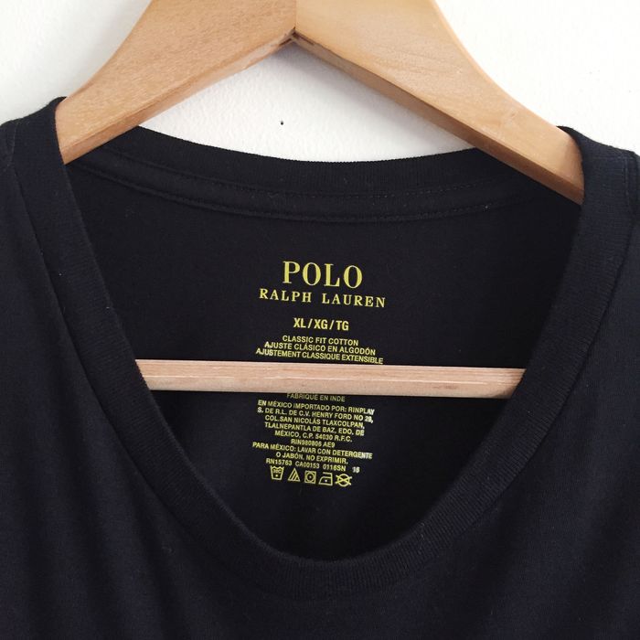 Polo Ralph Lauren Black T-Shirt Size US XL / EU 56 / 4 - 4 Preview