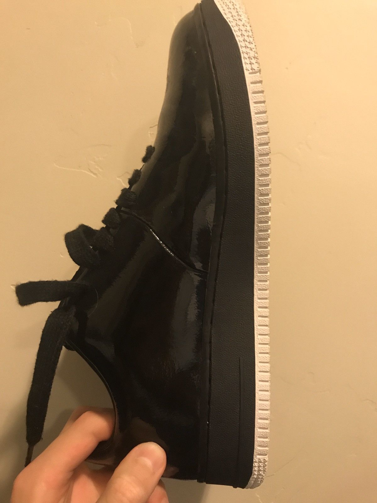 Nike Air Force 1 Supreme Black | White Size US 10.5 / EU 43-44 - 3 Thumbnail